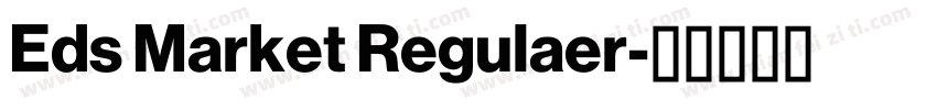 Eds Market Regulaer字体转换